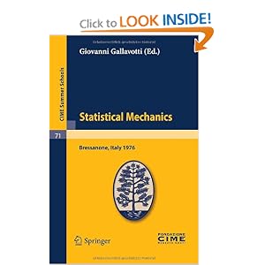 417GU8jygHL. BO2,204,203,200 PIsitb sticker arrow click,TopRight,35, 76 AA300 SH20 OU01  Statistical Mechanics: Lectures given at a Summer School of the Centro Internazionale Matematico Estivo (C.I.M.E.) held in Bressanone (Bolzano), Italy, June 21 27, 1976 