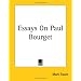 Essays on Paul Bourget