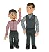 Davey & Goliath Collectible Figures: John & Davey_s-1