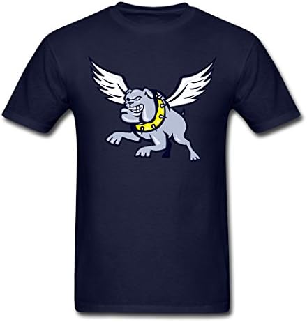 The Anger Dog Bright Navy Designed Men's T-shirt Small