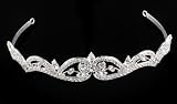 Stuning Glass detail crystal timeless tiara