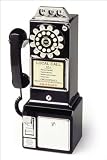 Crosley 1950s Pay Phone Color: Black