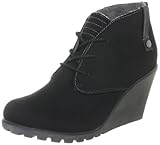 Tom Tailor Toronto low wedge 514500020000, Damen Stiefel, Schwarz (black 0), EU 39