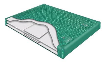 EASTERN KING DUAL Waveless Soft-Side Waterbed Mattress