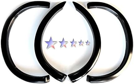 APX Fender Flares - Smooth Black - Rugged Style - 1999-2007 Ford F-250 SD