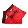 Set Of Two Handmade Place Mats & Two Pair Of Chopsticks With Decorative Sheath