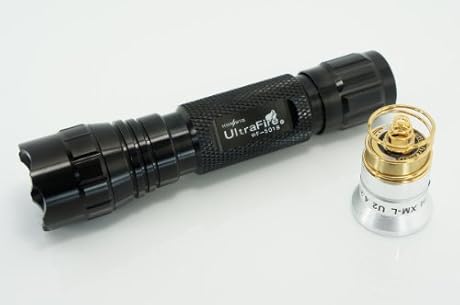 UltraFire 501B XM-L U2 【UltraFire製 パワー回路搭載】 【1300ルーメン】 フラッシュライト ≪メーカー直輸入品≫