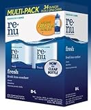 Bausch & Lomb ReNu MultiPlus No-Rub Formula Solution for Soft Contact Lenses, 16 Ounce Bottles (Pack of 2) 32 oz Total – Includes 2 ReNu Contact Lens Cases