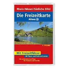 Die Allianz Freizeitkarte Rhein, Mosel,: 66 Tipps und Fahrradtouren. Die sch�nsten Ausfl�ge f�r Freizeit und Familie