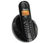 Telefunken – TB 201 peps – Téléphone sans fil DECT / GAP – Mains-libres – Noir
