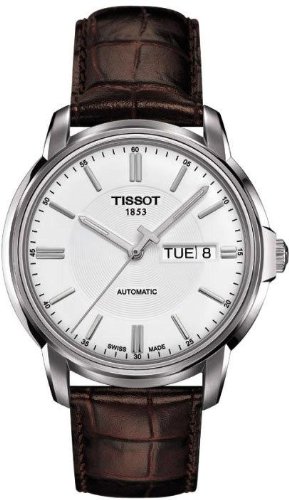 Tissot Automatic III White Dial Stainless Steel Mens Watch T0654301603100