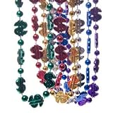 Mardi Gras Dollar Sign Beads