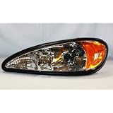 1999-2005 PONTIAC GRAND AM LEFT HAND REPLACEMENT HEAD LIGHT TYC 20-5540-00 by TYC