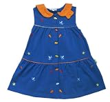 Deep Blue Sea Sleeveless Tiered Dress
