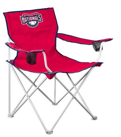 Logo Chairs 518-12 Washington Nationals Deluxe Outdoor Folding