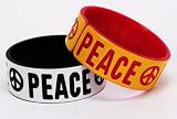Ms. Dee Peace Sign Billboard Bangle Bracelet