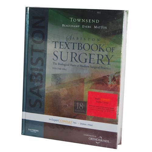 Sabiston Textbook of Surgery (The Biological Basis of Modern Surgical Practice - Volume 1 An Expert Consult Title: Online +Print) Image Sabiston Textbook of Surgery (The Biological Basis of Modern Surgical Practice - Volume 1 An Expert Consult Title: Online +Print)