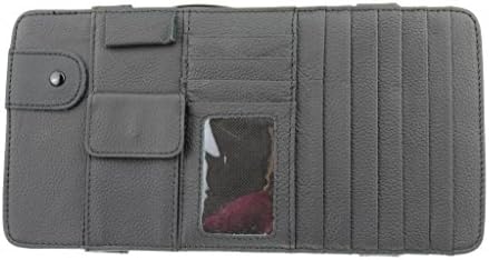 Newpioneer CD/DVD Visor CD/DVD Holder/wallet/organizer for Car Black 1pcs