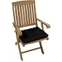 Bali Chair Cushion 2"hx18.5"wx15"d Black Sunbrella