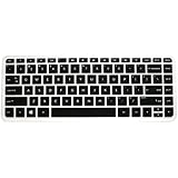 CaseBuy&reg; High Quality Ultra Thin Soft Silicone Keyboard Protector Skin Cover for HP Stream 13-c*** 14-z*** Notebook series, such as 13-c002dx, 13-c010ca, 13-c010nr, 13-c020ca, 13-c030nr, 13-c077nr, 14-z010nr US Layout (if your "enter" key looks like "7", our skin can't fit)(Semi-Black)