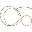 Rubber Cords Bronze 3Pc Set