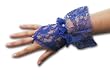 Lace Wrist Length Gauntlet Glove with Ruffle in Assorted Colors