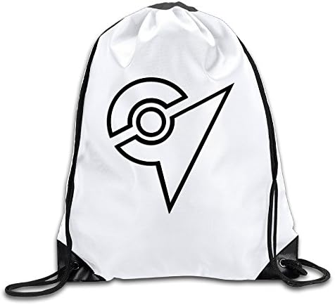 ZHUN Pokemon Unova League Symbol Logo Drawstring Backpack Sack Bag