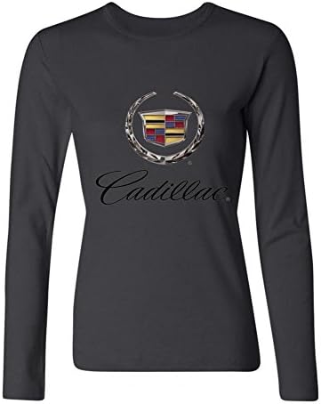 Liuliu Women's General Motors Cadillac Logo Long Sleeve T-Shirt