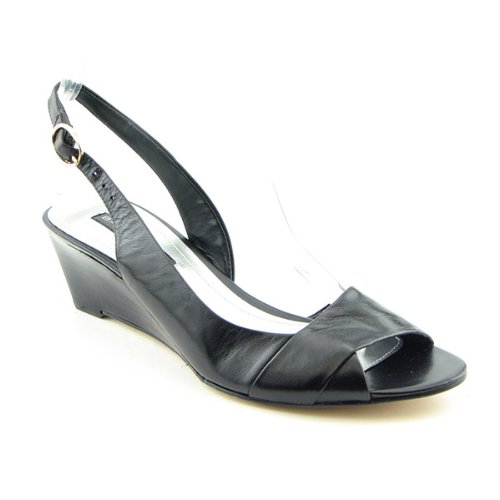 BANDOLINO Ramses Black Slingbacks Shoes Womens Size 7.5