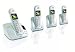 Electronics : Philips CD5354 Digital Cordless Telephone With Answering Machine Quad Pack