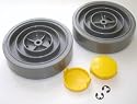 DYSON DC01 Vacuum Cleaner Hoover REAR WHEELS x 2 (16)