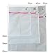 iLifeTech Premium Protection Large Size Laundry Jacket Sweater Lingerie Wash Mesh Bags (White)