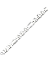 Sterling Silver 8.75mm Figaro Anchor Chain - 18 Inch