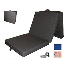G�ste Faltmatratze G�stematratze Klappmatratze Matratze klappbar faltbar zusammenklappbar - Farbe anthrazit
