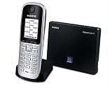 Siemens Gigaset S685 IP schnurloses VoIP-Telefon mit Anrufbeantworter, beleuchtetem Farbdisplay, Bluetooth und HDSD titanium - 