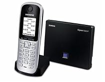 Siemens Gigaset S685 IP schnurloses VoIP-Telefon mit Anrufbeantworter, beleuchtetem Farbdisplay, Bluetooth und HDSD titanium