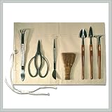 Bonsai Tree Tool Kit - Joebonsai Deluxe Apprentice Kit W/canvas Tool Wrap - Traditional