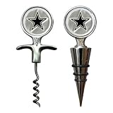 Dallas Cowboys Cork Screw and Wine Bottle Topper Set