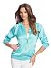 GUESS by Marciano Silk Bomber Jacket, AQUAMARINE (MEDIUM)
