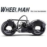 Wheelman 50cc Gas Skateboard in Black
