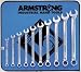 Armstrong 25-637 10pc 12 Point Full Polish Long Combination Wrench Set