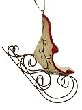 Country Holly Berry Sleigh Christmas Ornament #67841