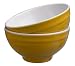 Emile Henry Provencal Cereal Bowls, Set of 2, Citron Yellow