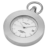 Charles-Hubert, Paris Stainless Steel Quartz Pocket Watch