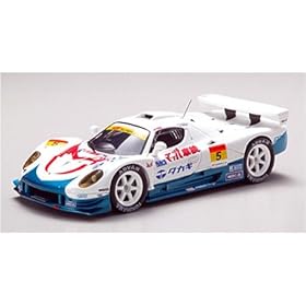 【クリックで詳細表示】EBBRO 1/43 プロμマッハゴー320R スーパーGT300 2008 ＃5 ホワイト/ブルー (レジンモデル)