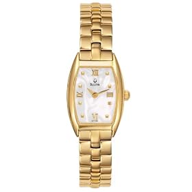 Bulova Ladies Gold-Tone Bracelet Watch #97T98 by Bulova