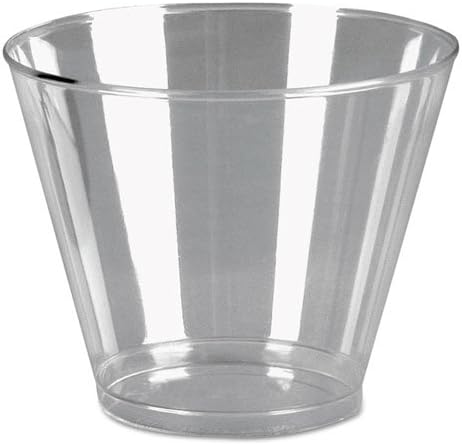 WNA Comet Plastic Tumblers, 9 oz, Cold, Squat, Clear - Includes 500 cups.