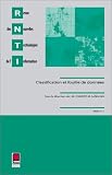 Revue des Nouvelles Technologies de l'Information, N� sp�cial : Classification et fouilles de donn�es