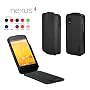 Sleek Gadgets - Black Leather Flip Case Cover for &hellip by Sleek Gadgets
