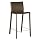 Baxton Studio 35-1/2-Inch-Tall Leather Counter Stool, Set of 2, Espresso Brown